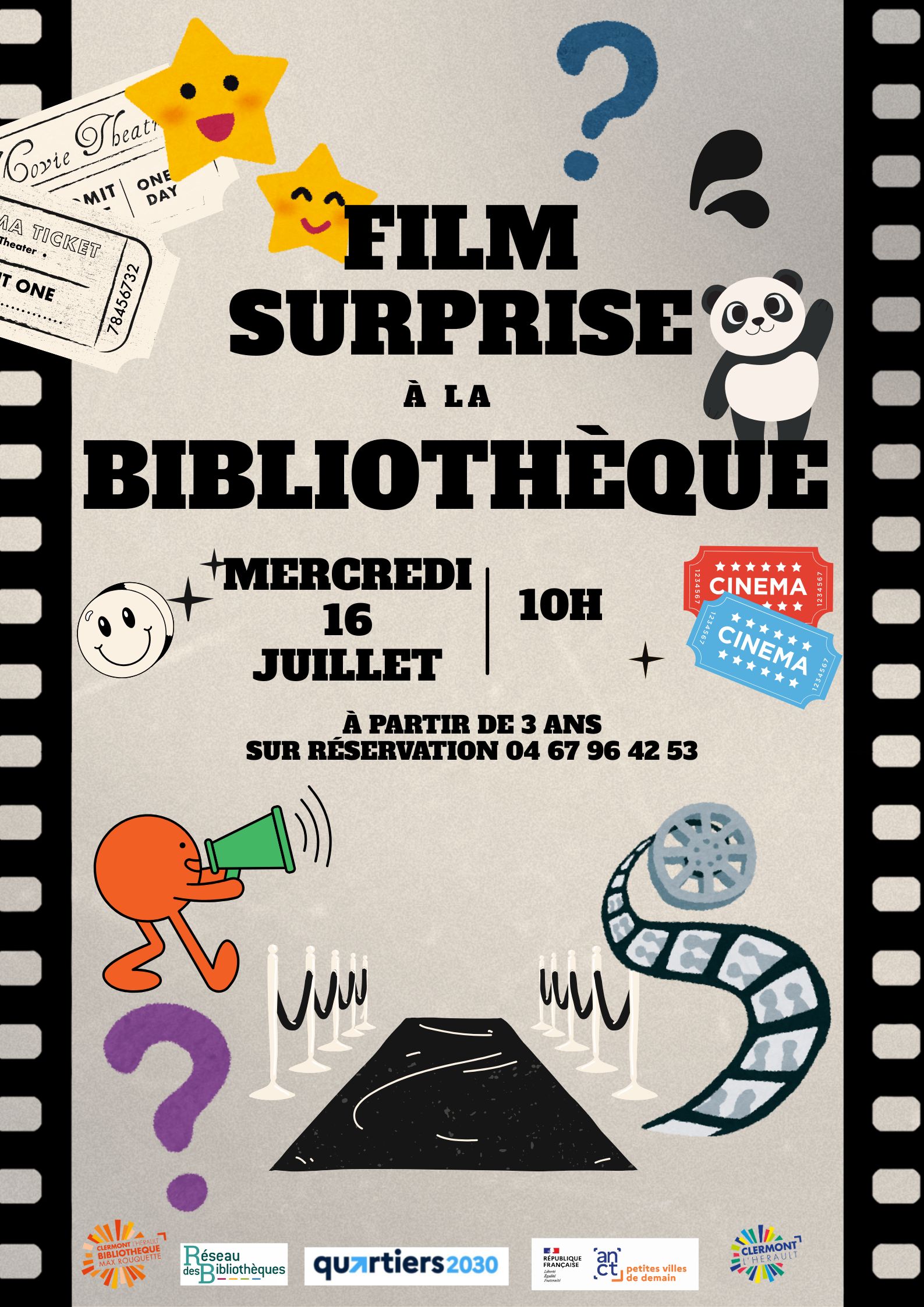 Image FILM SURPRISE A LA BIBLIOTHEQUE