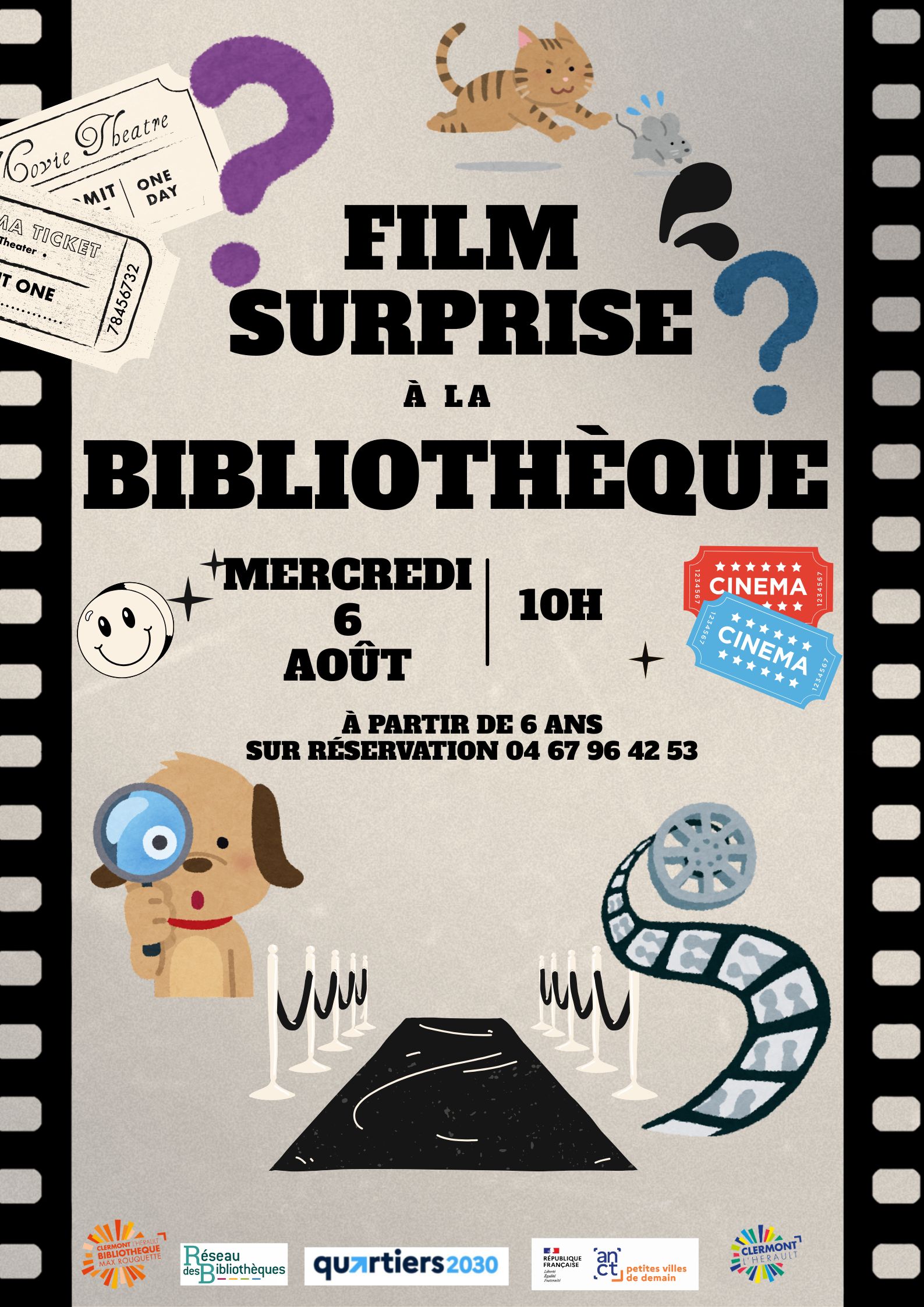 Image FILM SURPRISE A LA BIBLIOTHEQUE