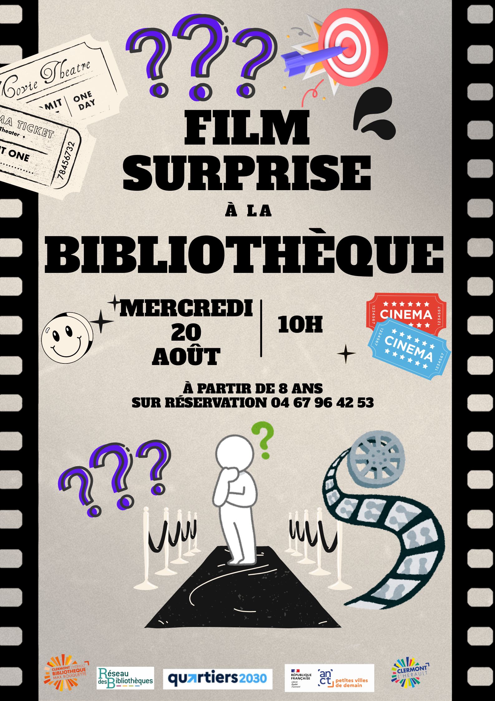 Image FILM SURPRISE A LA BIBLIOTHEQUE