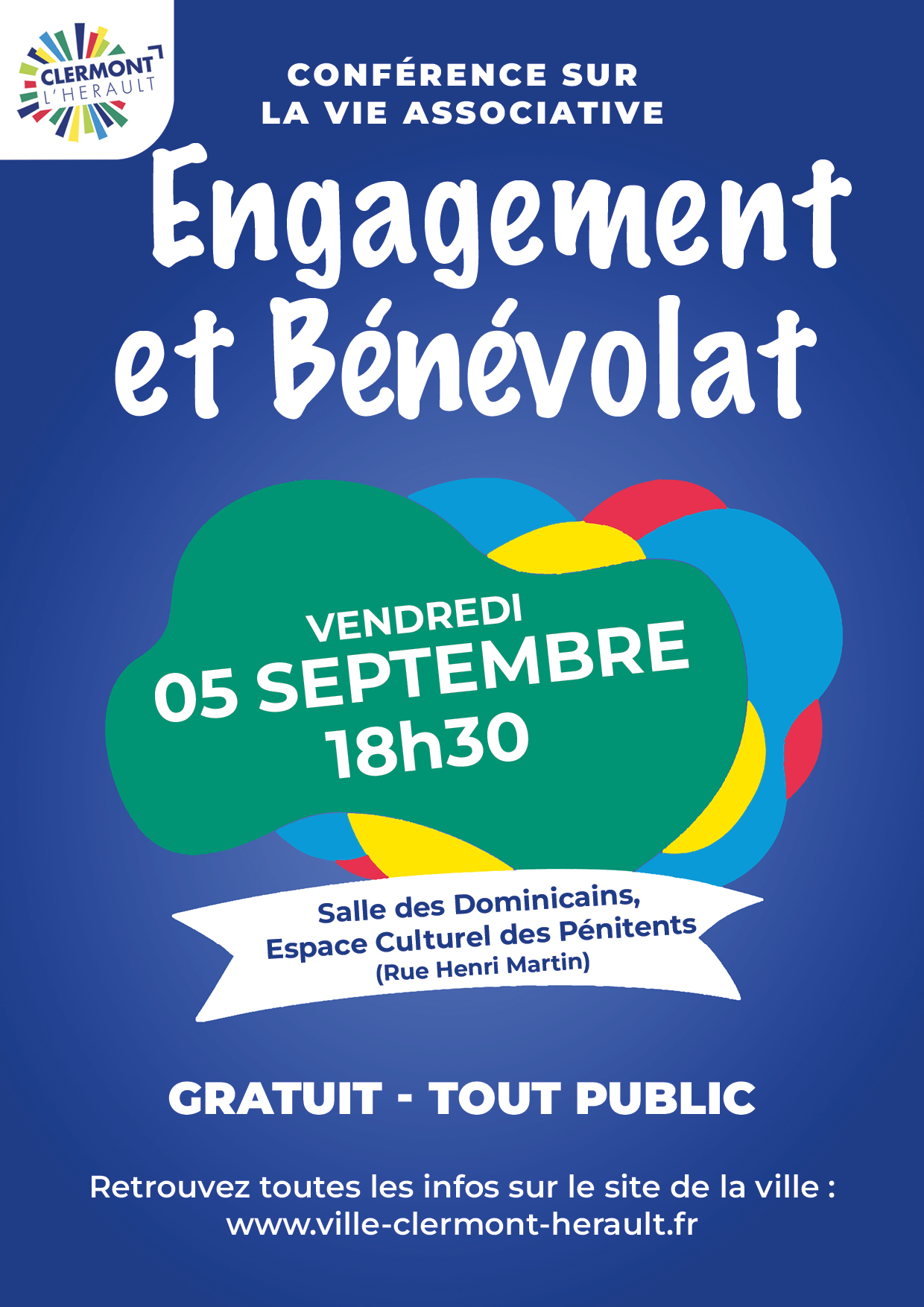 Image CONFÉRENCE SUR LA VIE ASSOCIATIVE : ENGAGEMENT ET BÉNÉVOLAT