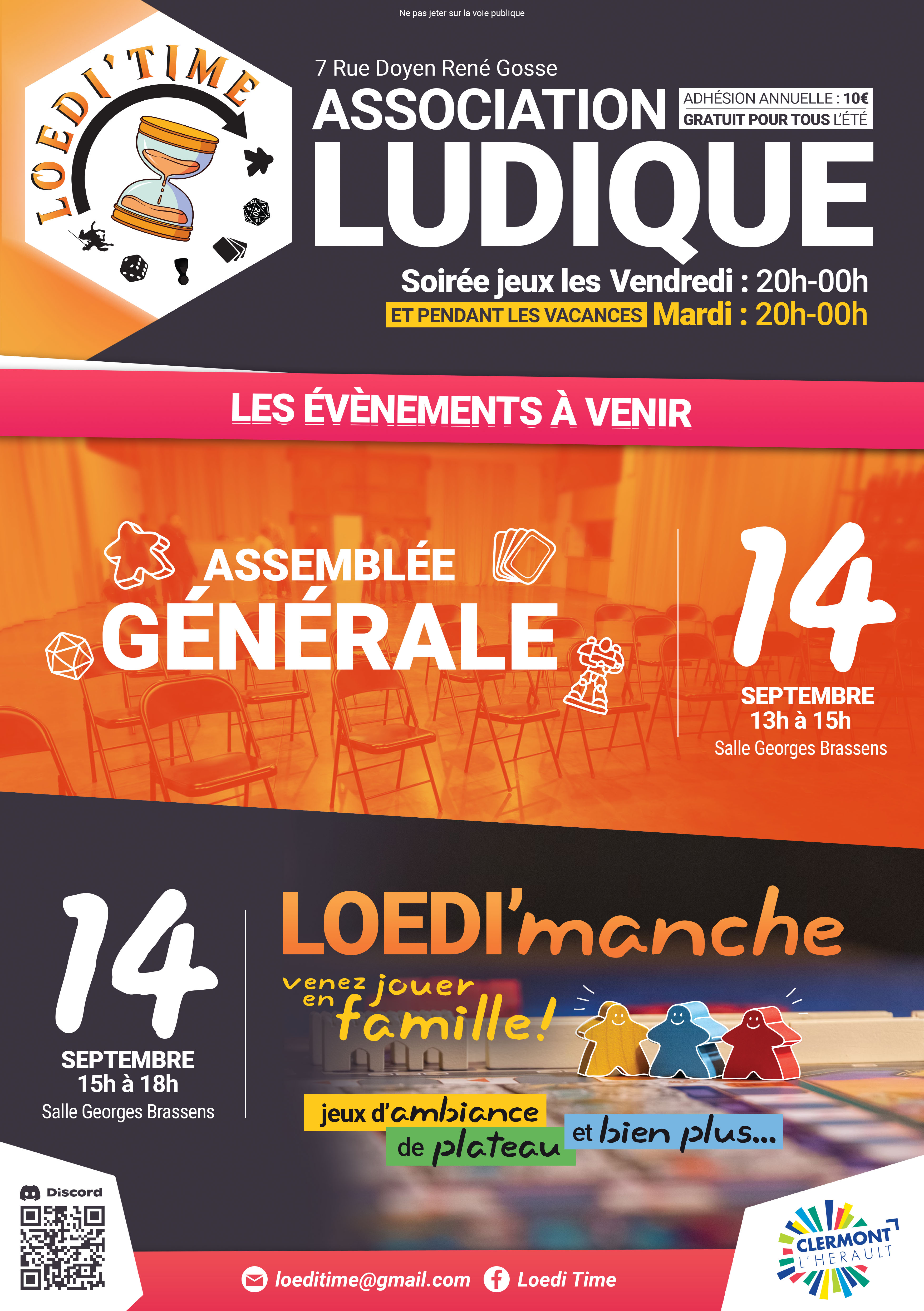 Image ASSEMBLÉE GÉNÉRALE + ANIMATION LOEDI'MANCHE