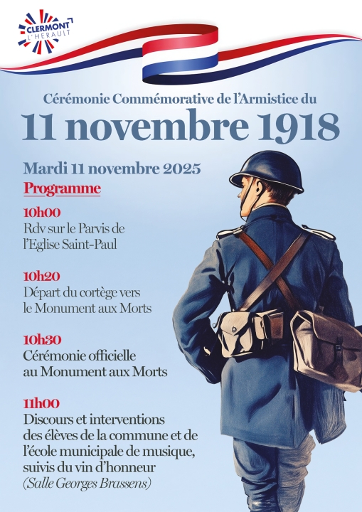Image CÉRÉMONIE COMMÉMORATIVE DU 11 NOVEMBRE