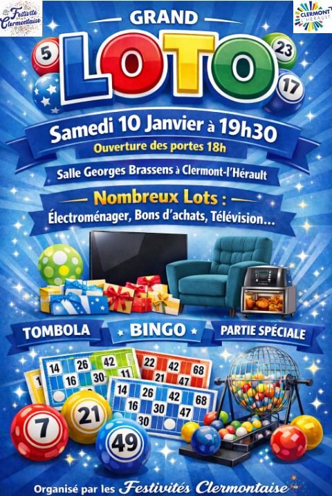 Image LOTO FESTIVITÉS CLERMONTAISES