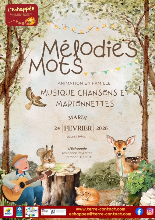 Image MÉLODIES MOTS - ANIMATION EN FAMILLE