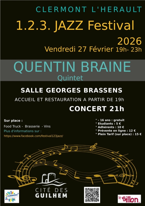 Image CONCERT - 1,2,3 JAZZ FESTIVAL