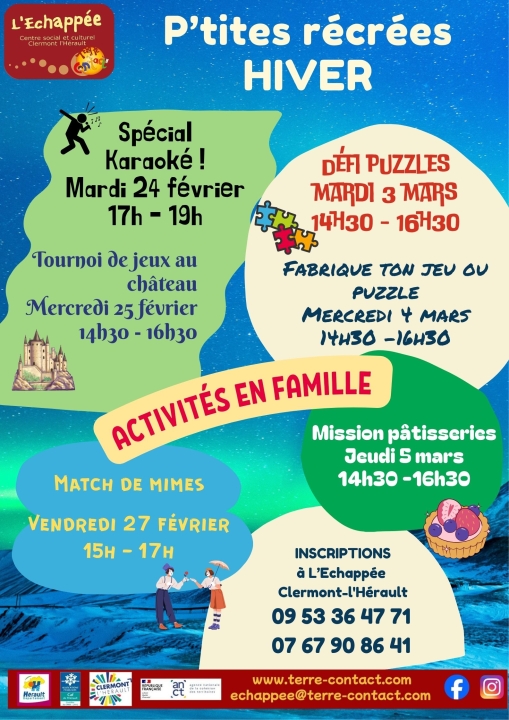 Image P'TITES RÉCRÉES HIVER