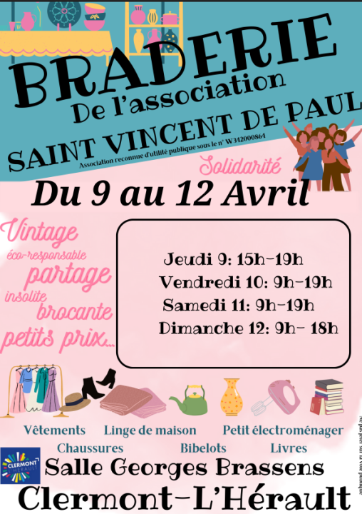 Image BRADERIE - SAINT VINCENT DE PAUL