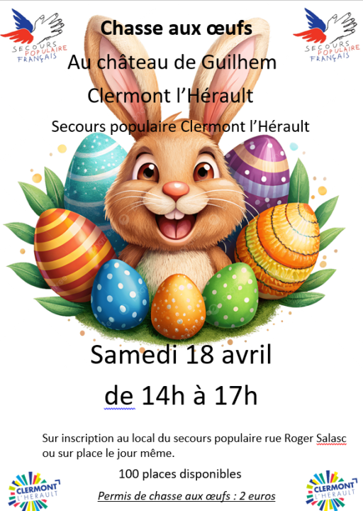 Image CHASSE AUX OEUFS AU CHATEAU - SECOURS POPULAIRE