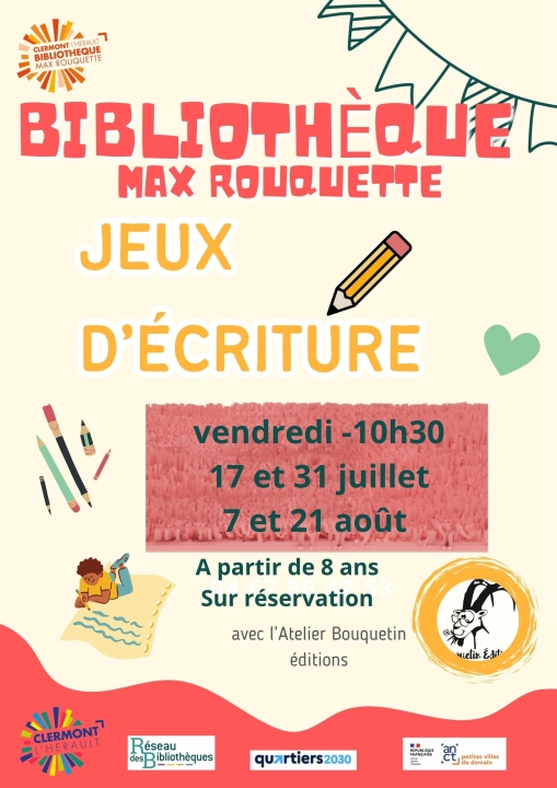 Image JEUX D'ÉCRITURE / BIBLIOTHEQUE