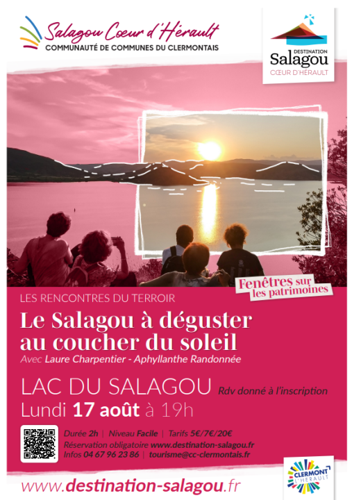Image LE SALAGOU À DÉGUSTER AU COUCHER DU SOLEIL