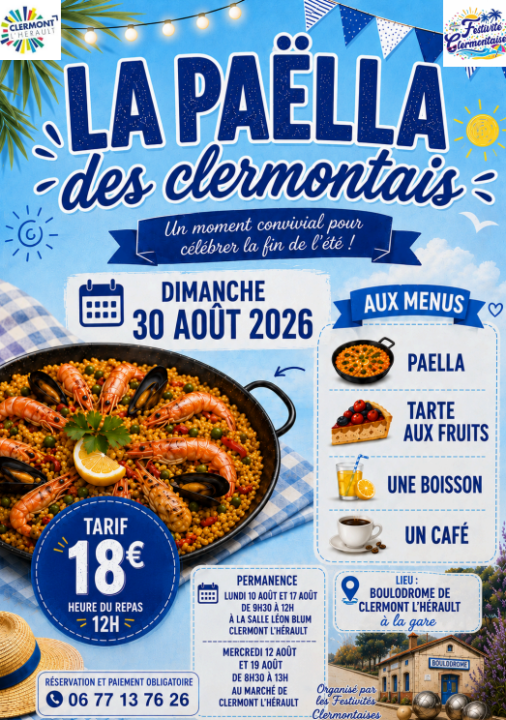 Image LA PAËLLA DES CLERMONTAIS