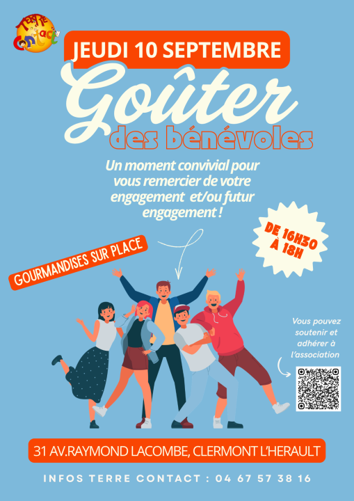 Image GOUTER DES BÉNÉVOLES / ANIMATION TERRE CONTACT