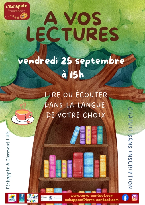 Image À VOS LECTURES / ANIMATION TERRE CONTACT