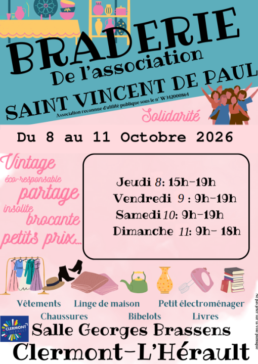Image BRADERIE - SAINT VINCENT DE PAUL