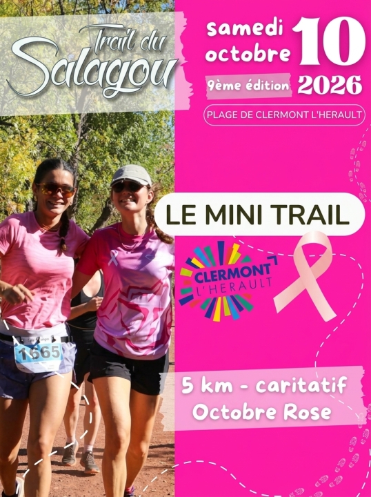 Image DANS LE CADRE D'OCTOBRE ROSE .... MINI-TRAIL DE CLERMONT SPORT ENDURANCE