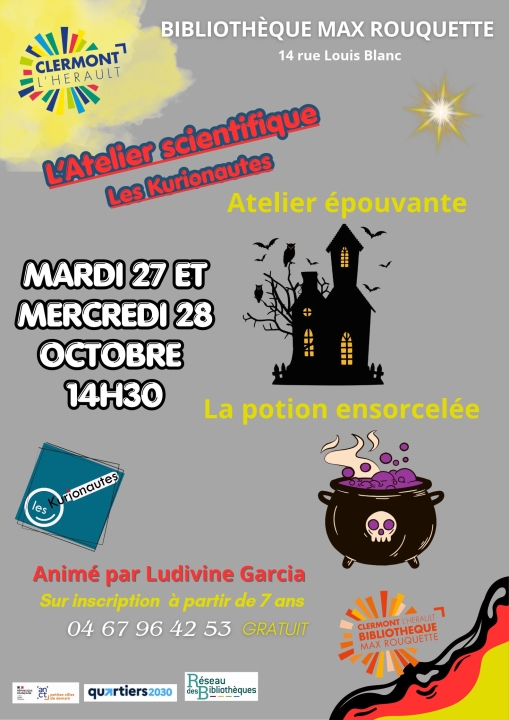 Image L'ATELIER SCIENTIFIQUE LES KURIONAUTES - ATELIER ÉPOUVANTE