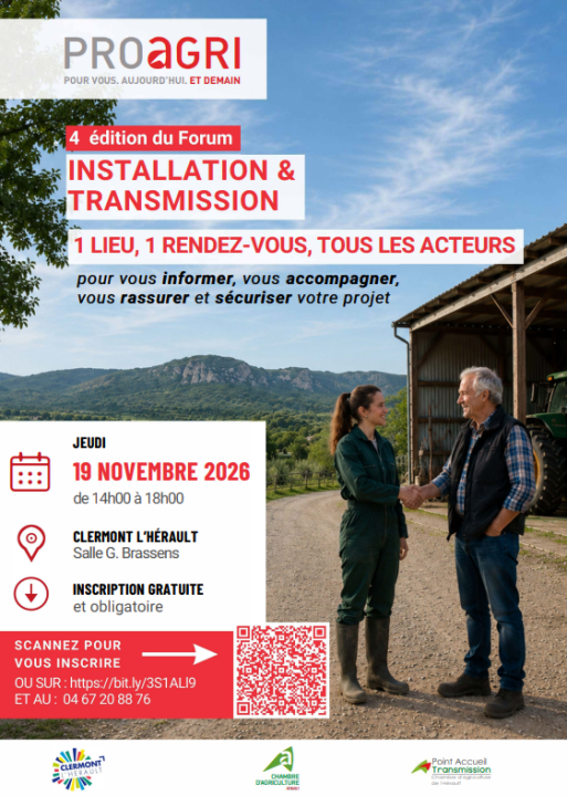 Image FORUM - AGRICULTURE : INSTALLATION ET TRANSMISSION