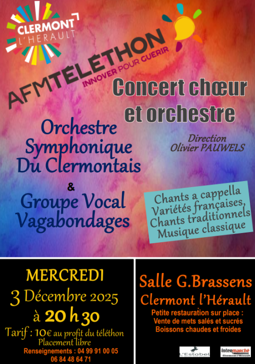 Image TÉLÉTHON 2025 | CONCERT CHOEUR & ORCHESTRE