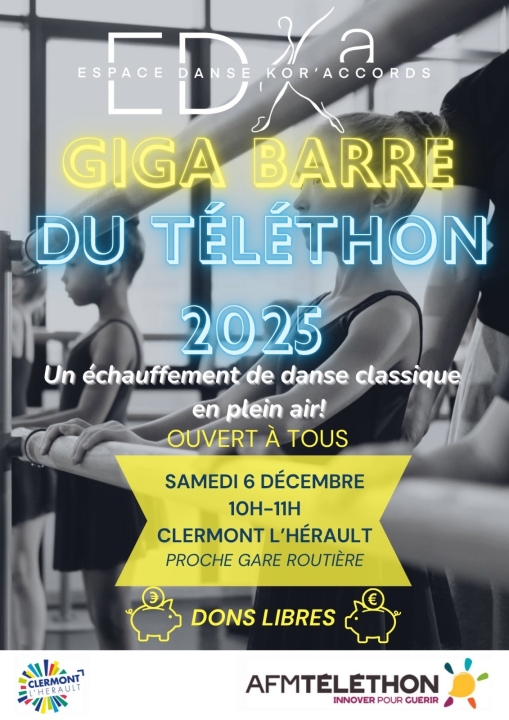 Image TÉLÉTHON 2025 | GIGA BARRE DU TÉLÉTHON