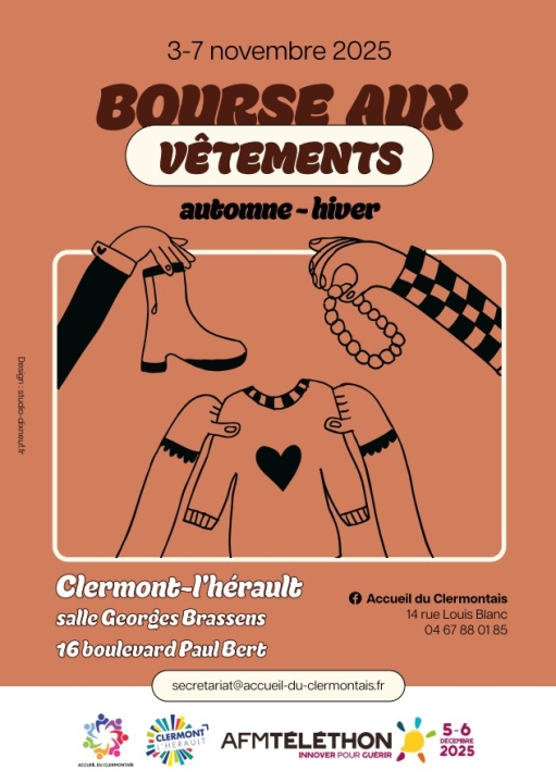 Image BOURSE AUX VÊTEMENTS DE L'ACCUEIL DU CLERMONTAIS
