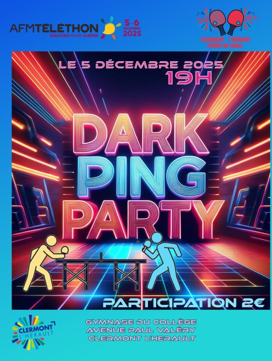 Image TÉLÉTHON 2025 | DARK PING PARTY