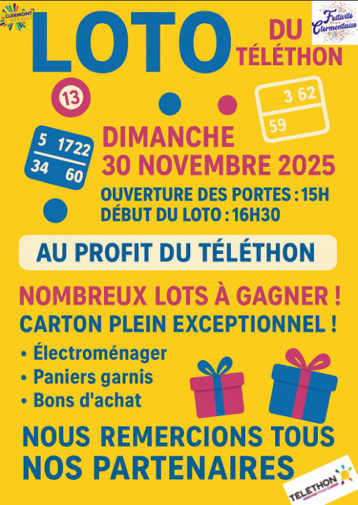 Image TÉLÉTHON 2025 | LOTO