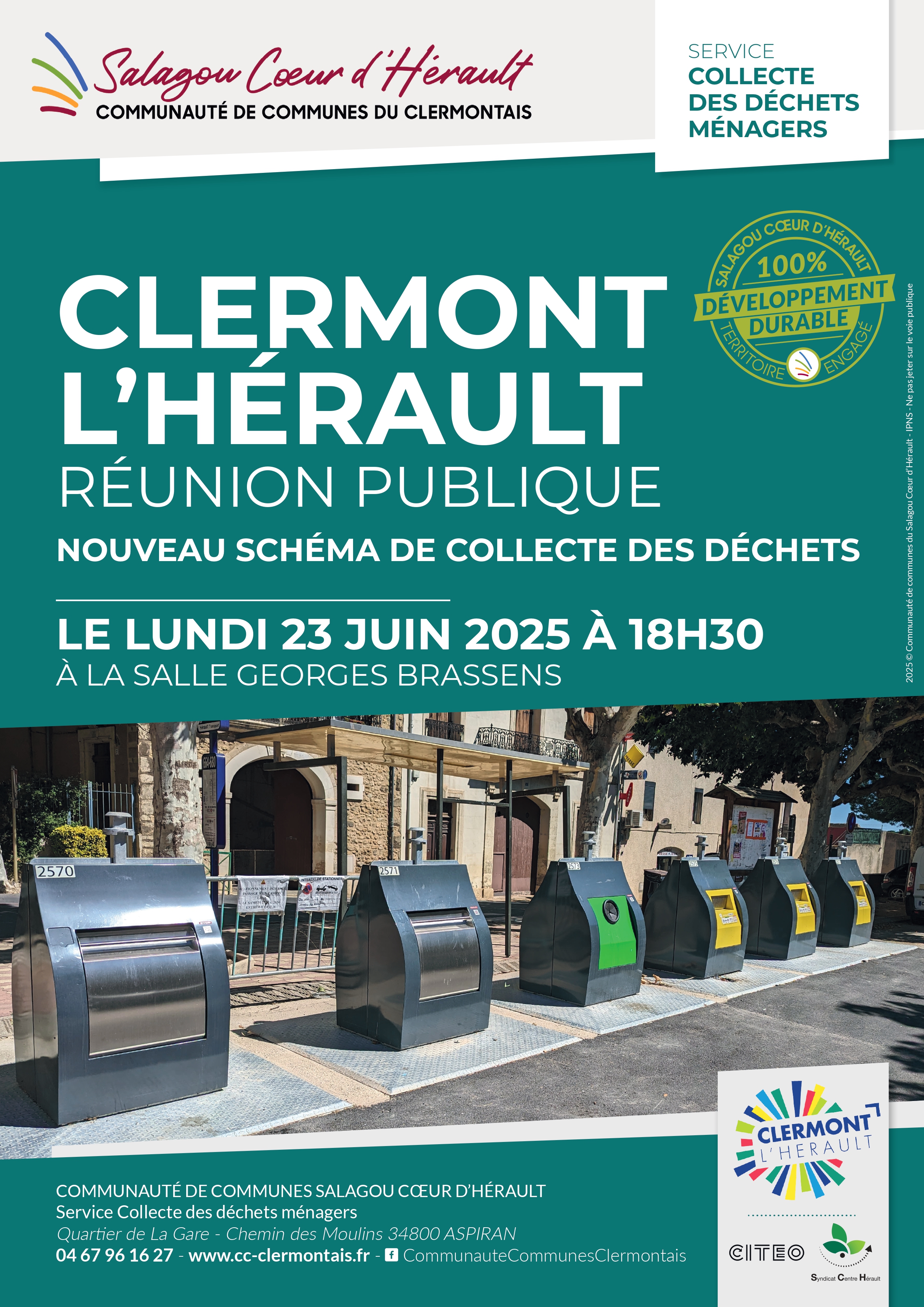 Image RÉUNION PUBLIQUE NOUVEAU SCHÉMA DE COLLECTE DES DÉCHETS