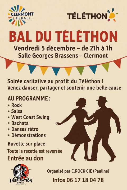 Image TÉLÉTHON 2025 | BAL DU TÉLÉTHON