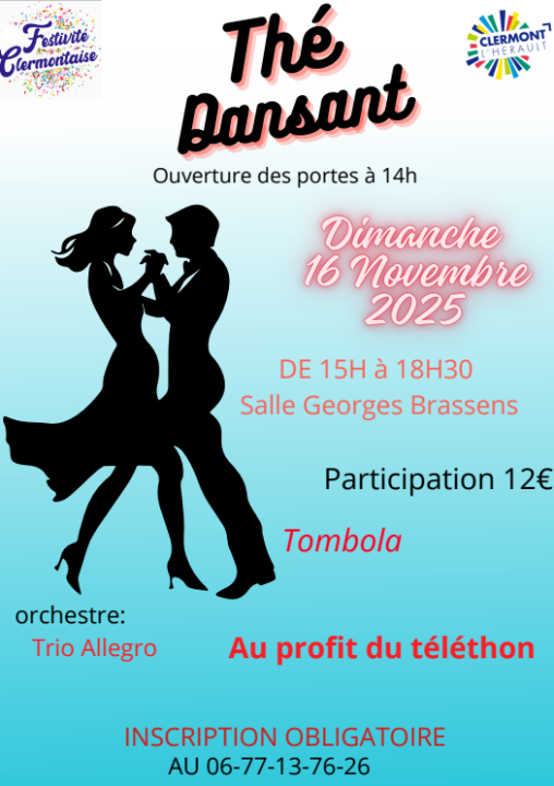 Image TÉLÉTHON 2025 | THÉ DANSANT