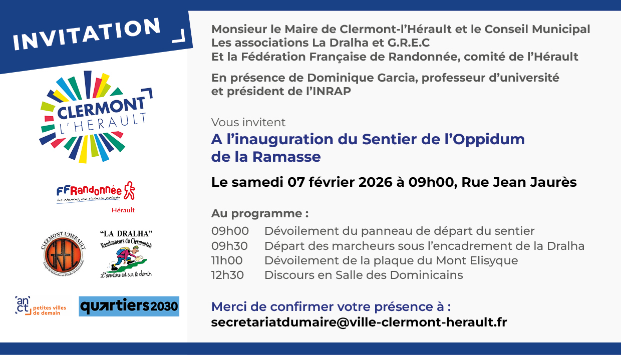 Image INAUGURATION DU SENTIER DE L'OPPIDUM DE LA RAMASSE